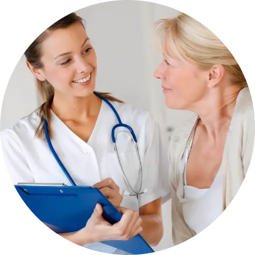 BHRT Bioidentical Hormone 11 Doctor and patient