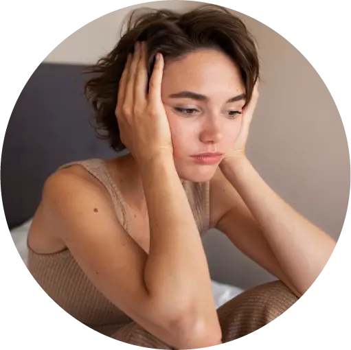 BHRT Bioidentical Hormone 21 Woman with hormonal imbalance